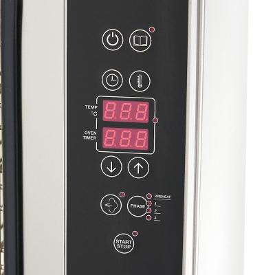 MAXIMA 08500210 | Kombinovaná parní Trouba - vhodná pro 10 Zásobníky (1/1 GN / 60 x 40 cm) - Digitální Displej - 400V
