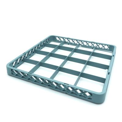 MAXIMA 09507107 | Rozšiřující skleněný stojan do myčky nádobí - 50 x 50cm - 16 přihrádek