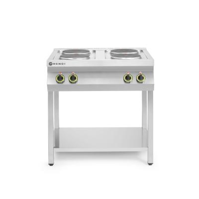 HENDI 226223 | Elektrický vařič Kitchen Line – 4 plotýnky s otevřenou podstavou, HENDI, Kitchen Line