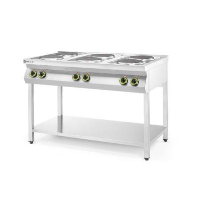 HENDI 226230 | Elektrický vařič Kitchen Line – 6 plotýnek s otevřenou podstavou, HENDI, Kitchen Line
