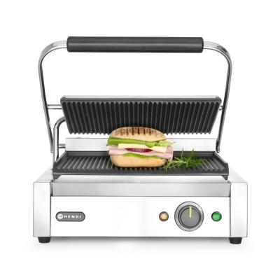 HENDI 263655 | Kontaktní gril Panini, HENDI, Stříbrná