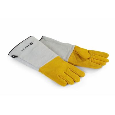 HENDI 556689 | Žáruvzdorné kožené rukavice na grilování - 2 ks, HENDI, 2 ks, (L)460mm