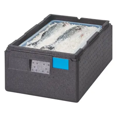 Termoizolační box Cam GoBox, horní plnění, GN 1/1, 35,5 l, Cambro, Černá, 600xx(H)257mm | EPP160110