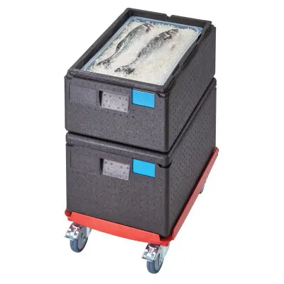 Termoizolační box Cam GoBox, horní plnění, GN 1/1, 35,5 l, Cambro, Černá, 600xx(H)257mm | EPP160110