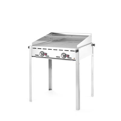 HENDI 149621 | Plynový gril se 2 hořáky, HENDI, Profi Line, Včetně 2 mřížek GN 1/1 z nerezové oceli, 11, 6kW