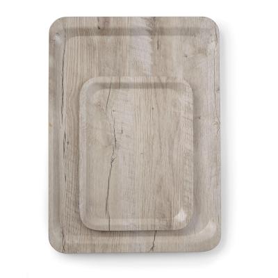 AMERBOX 508909 | Tác servírovacís melaminovým laminátem se vzorem dřeva, AmerBox, Světlé dřevo