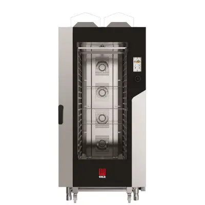 Konvektomat Millennial Touch Screen Gastro s automatickým mycím systémem, 20x GN 1/1 - ovládaná elektronicky, plynová, Tecnoeka