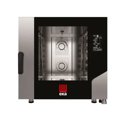 Konvektomat Millenial Black Mask Bakery 6× 600×400 mm, elektrická, Tecnoeka, 400V/10400W, 850x1035x(H)850mm | MKF664BM