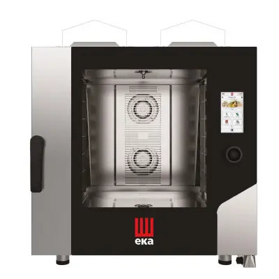 Konvektomat Millennial Touch Screen Bakery s automatickým mycím systémem, 6x600x400 mm - ovládaná elektronicky, plynová,