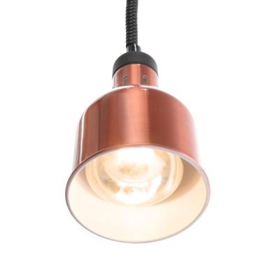 HENDI 273890 | Výškově nastavitelná ohřívací lampa válcová, HENDI, Měděná, ⌀175x(H)250mm