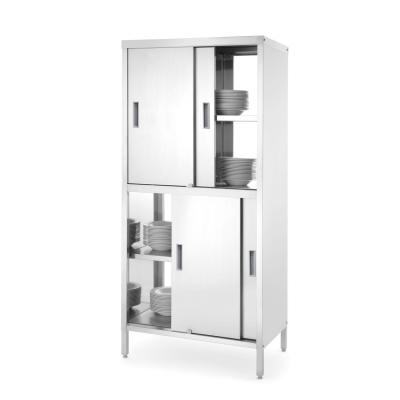 HENDI 811634 | Průchozí skříňka s přepážkou a posuvnými dveřmi – přišroubovaná, HENDI, Kitchen Line