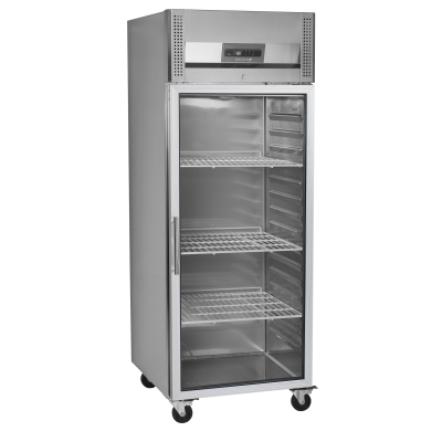 TEFCOLD 17588 | Chladicí skříň prosklené dveře GN2/1 | RK 710 G
