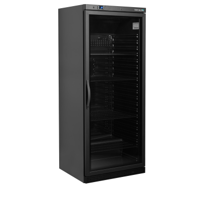 TEFCOLD 53933 | Chladicí skříň prosklené dveře, černá | UR 600 BG