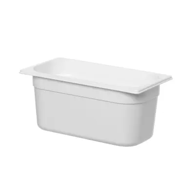 Kontejner GN 1/3 bílý polykarbonát, HENDI, GN 1/3, 5,7L, Bílá, 325x176x(H)150mm | 862568