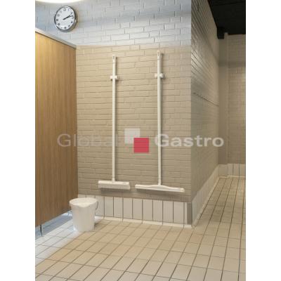 VIKAN 5705022029729 | Háček dvojitý k nástěnnému držáku, 82mm, černý 10149