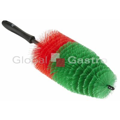 VIKAN 5705022028326 | Kartáč AL na kola 425 mm měkký, černý 525652