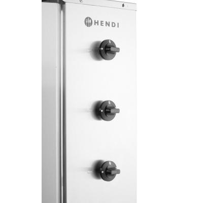HENDI 143087 | Plynový gril na kebab, HENDI, Profi Line, 9, 75kW