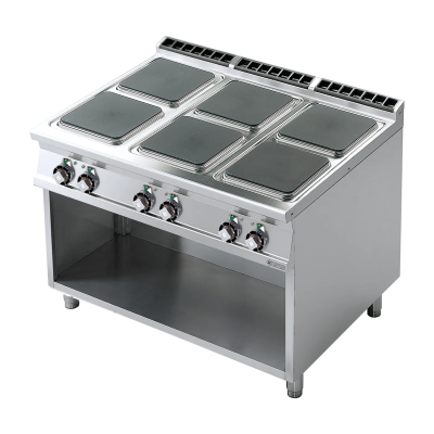 RM Gastro PCQ-912ET | Sporák elektrický 6x plotýnka s podestavbou 400 V