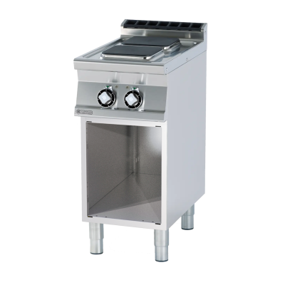 RM Gastro PCQ-74ET | Sporák elektrický 2x plotýnka s podestavbou 400 V