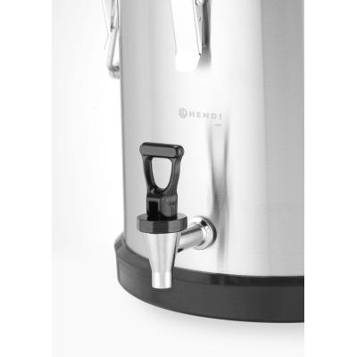 HENDI 710227 | Izolovaný přenosný kontejner – se závitníkem, HENDI, Profi Line, 20L, Stříbrná, ⌀330x(H)360mm