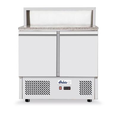 ARKTIC 232859 | Dvoudveřový chlazený stůl s nástavcem a žulovou pracovní deskou, Arktic, 169L