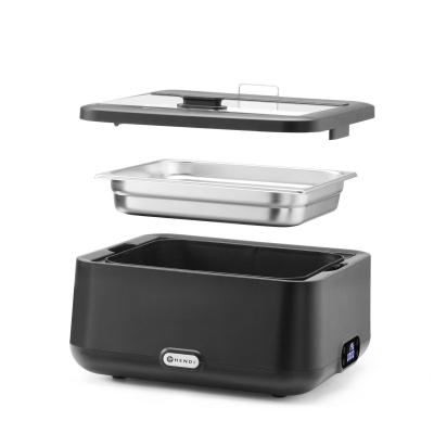 HENDI 470541 | Chafing dish UNIQ, HENDI, designed by Robert Bronwasser, GN 2/3, Černá
