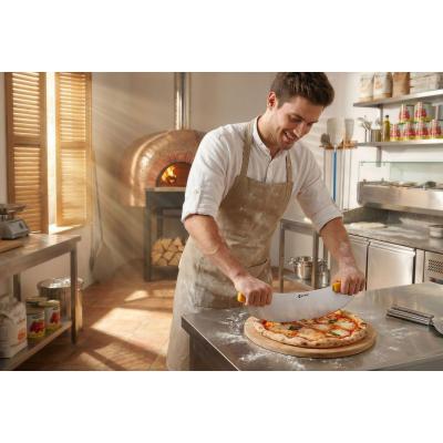 HENDI 618226 | Kráječ na pizzu rocker, HENDI, Stříbrná, Zakřivené