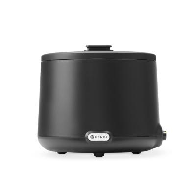 HENDI 860595 | Kotel na polívku UNIQ, analogové ovládání, HENDI, 8L, Černá