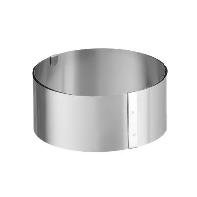 HENDI 427736 | Nastavitelný dortový kroužek, HENDI, Stříbrná, ⌀320x(H)70mm, Kulatý