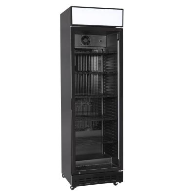 ARKTIC 241028 | Chladnička pro zadní bar, jednokřídlé dveře, Arktic, Prístrešek s LED světlem a vypínačem, 274L, Černá