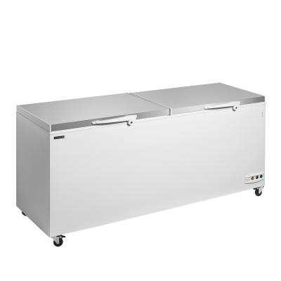 TEFCOLD 72623 | Mraznička na zmrzlinu plné víko, nerez | CF701S SL