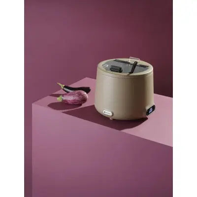 Konvice na polévku UNIQ, HENDI, designed by Robert Bronwasser, 8L, Béžová, 220-240V/500W, 365x(H)325mm | 860557