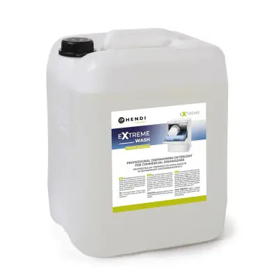 Extrémní profesionální prostředek na mytí nádobí pro komerční myčky nádobí, HENDI, 20 l | 975046