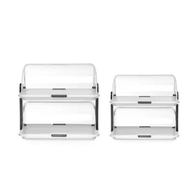 Vitrína jednodílná Roll top, HENDI, 465x310x(H)410mm | 871713