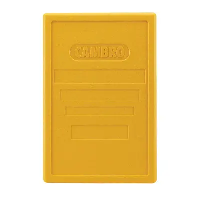Víko pro termoizolační boxy Cam GoBox s horním plněním, Cambro, žluté, Žlutá, 600x400x(H)34mm | EPP3253LID361
