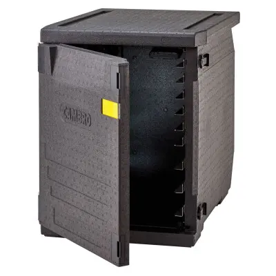 Termoizolační box Cam GoBox s předním plněním, 600x400 mm, s nastavitelnými drážkami, Cambro, 155 l, s nastavitelnými drážkami,