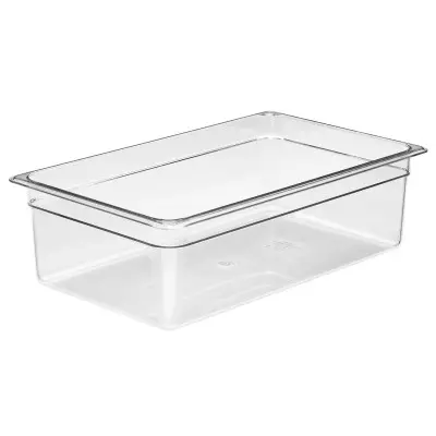 Nádoba Camwear GN 1/1 z polykarbonátu, Cambro, GN 1/1, 19,5L, Průhledná, 325x530x(H)150mm | 16CW135