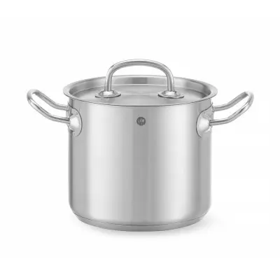 Vysoký hrnec s poklicí, HENDI, Kitchen Line, 32L, 360x(H)320mm | 837139