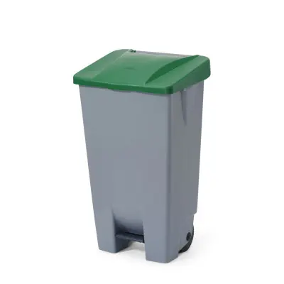 Nádoba na odpadky, HENDI, 120L, Světle šedá, 510x425x(H)875mm | 873458