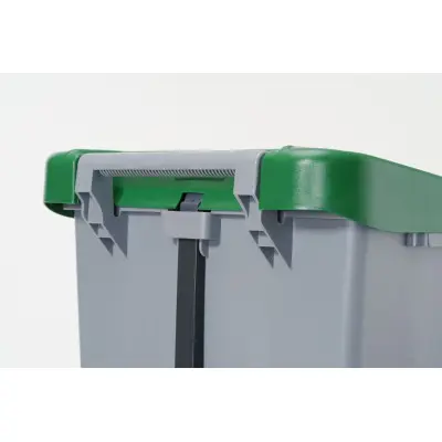 Nádoba na odpadky, HENDI, 120L, Světle šedá, 510x425x(H)875mm | 873458