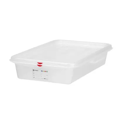 Nádoba GN 2/3, polypropylen, HENDI, GN 2/3, 9L, Průhledná, 354x325x(H)100mm | 873298