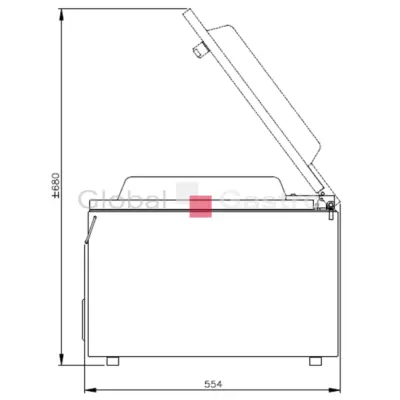 Vakuová balička Henkelman JUMBO 30   vypouklé víko (senzor vakua) | HENKELMAN 5510314S