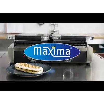 Maxima Kontaktní gril - dvojitá grilovací deska - 2 x 22 cm |  09300435