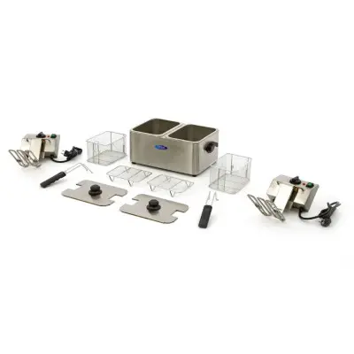 Maxima Fritéza - 2 x 4 l - 2 koše - až 2 kg hranolek |  09300411