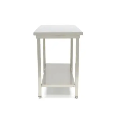 Maxima Nerezový stůl 160 x 60 cm - nastavitelná výška |  09300965