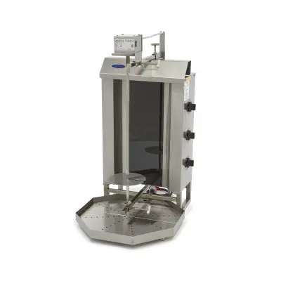 Maxima Elektrický gril na kebab - 3 hořáky - 30 kg masa |  09370265