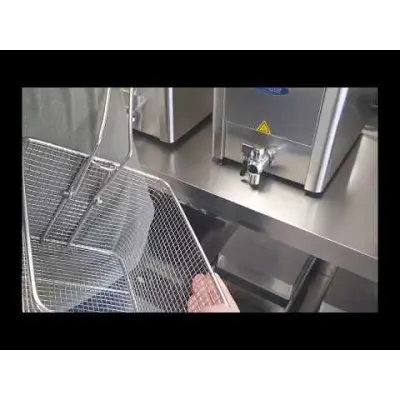 Maxima Fritéza - 2 x 16 l - 2 koše - s vypouštěcím kohoutem a stojanem - 400 V |  09365156