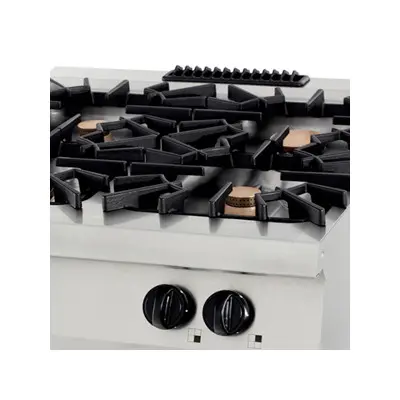 Maxima Sporák Premium - 4 hořáky - 40kW - plynový - dvouplotýnkový - hloubka 90 cm |  09398517