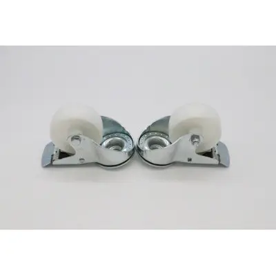 Maxima Sada koleček pro stolní napařovač - 2 s držáky - 4,3 palce / 11 cm |  08560108