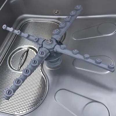 Maxima Myčka nádobí s odsavačem par - 50 x 50 cm - s oplachovým a mýdlovým čerpadlem - digitální displej - 400V |  09211008